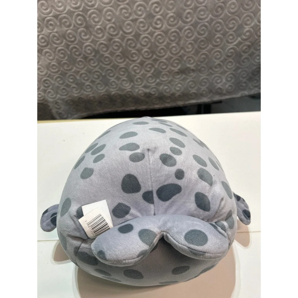 Squishmallow Seal Plush Gray Spotted Stuffed Animal‎ Toy